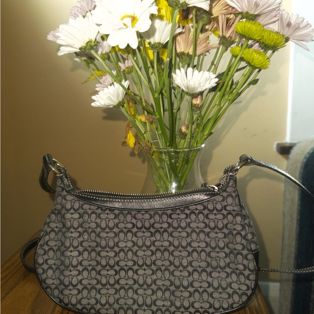 Coach black and grey